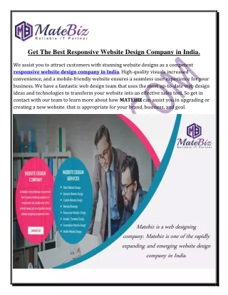 get the best responsive website design company