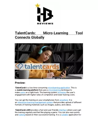 talentcards connects globally