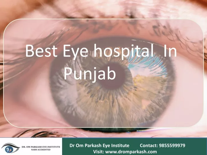 best eye hospital in punjab