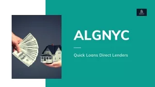 Quick Loans Direct Lenders