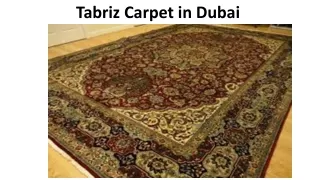 tabriz carpet in dubai