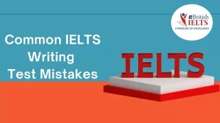 Common IELTS Writing Test Mistakes