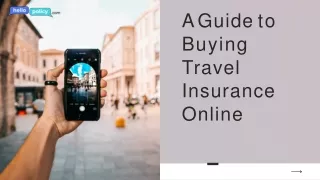 A Guide to Buying Travel Insurance Online