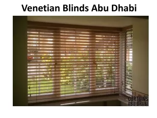venetian blinds abu dhabi