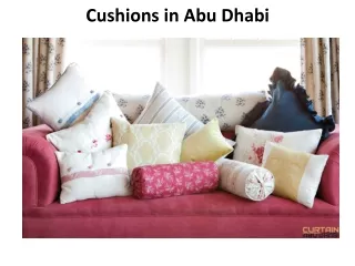 cushions in abu dhabi