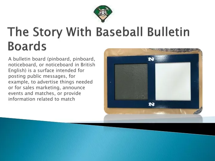 the story with baseball bulletin boards