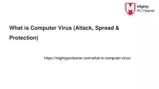 What is Computer Virus (Attack, Spread & Protection)