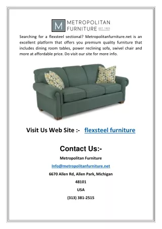 Flexsteel Furniture | Metropolitanfurniture.net