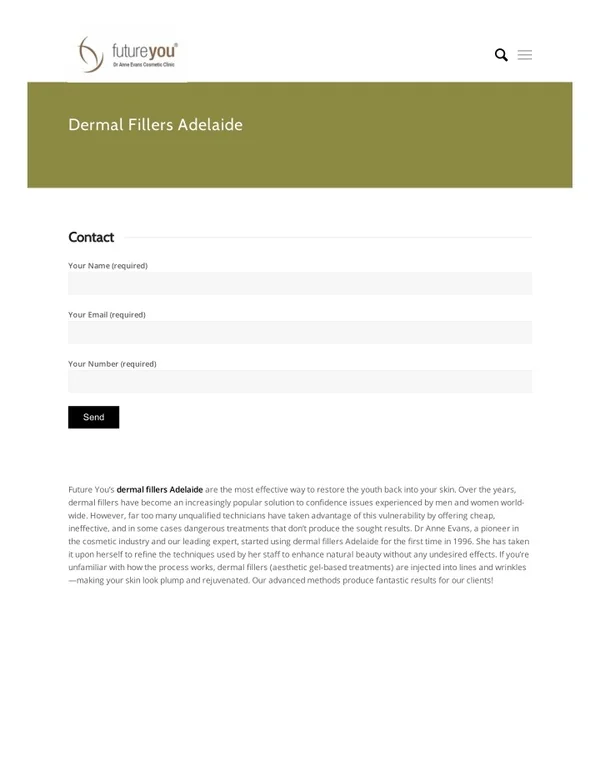 Dermal fillers Adelaide