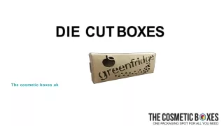 die cut boxes packaging uk