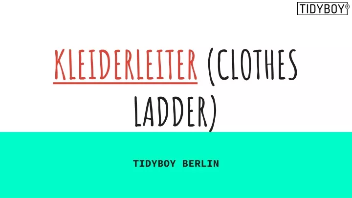 kleiderleiter clothes ladder