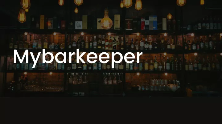 mybarkeeper