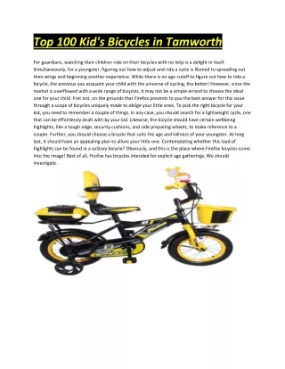 Top 100 Kids BIcycle in Tamworth