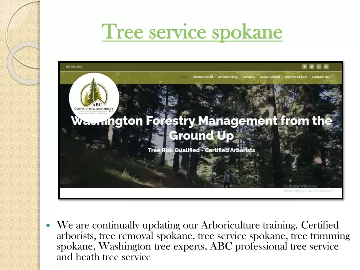 tree service spokane