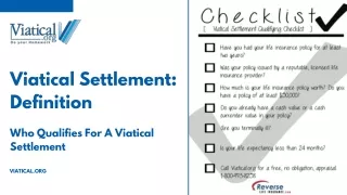 viatical settlement definition