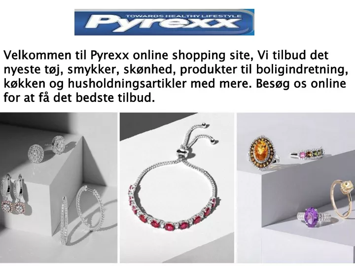 velkommen til pyrexx online shopping site