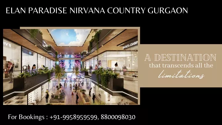 elan paradise nirvana country gurgaon