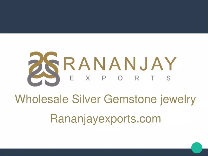 wholesale silver gemstone jewelry rananjayexports