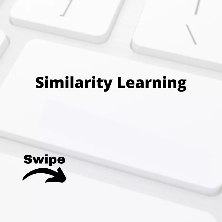 similarity learning