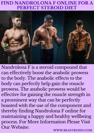 Find Nandrolona F Online for a Perfect Steroid Diet