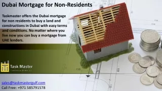 Dubai Mortgage for Non-Residents