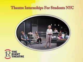 Theatre Internships for Students NYC | Apply it Online