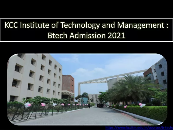 kcc institute of technology and management btech