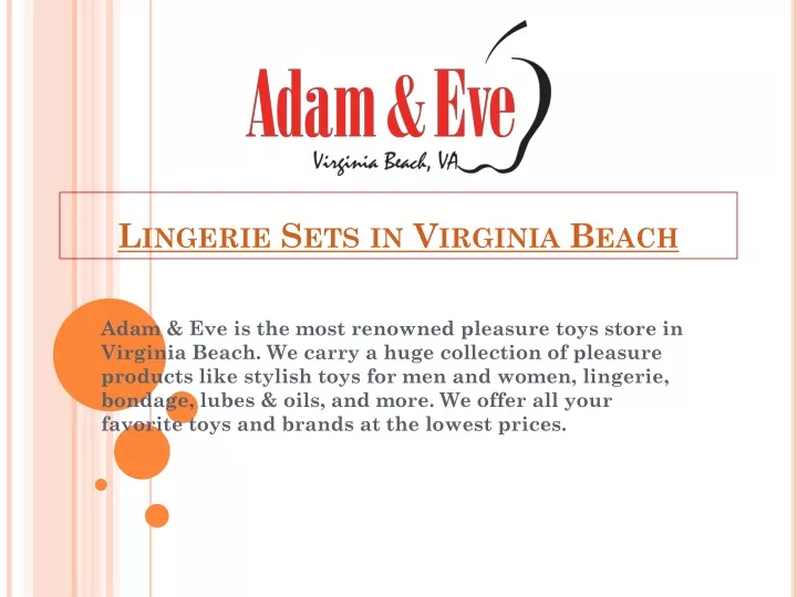 lingerie sets in virginia beach