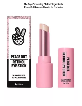 The Top-Performing “Active” Ingredients Peace Out Skincare Uses in Its Formulas