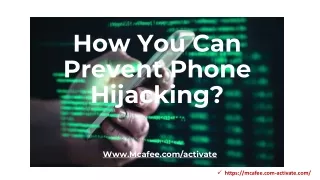 how you can prevent phone hijacking