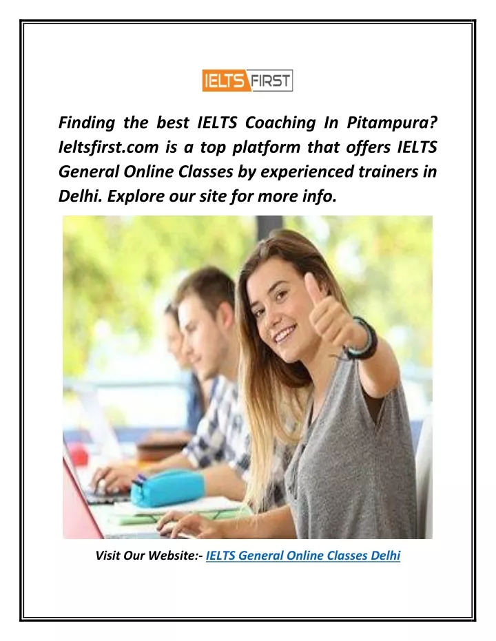 finding the best ielts coaching in pitampura