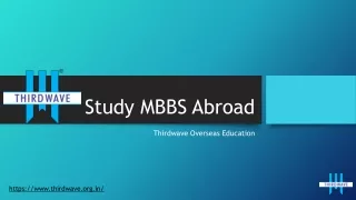 study mbbs abroad