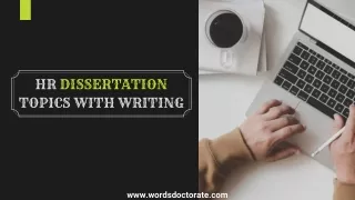 HR Dissertation Topics WIth Writing - Words Doctorate