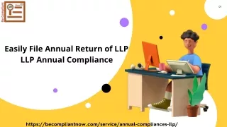 Easily File Annual Return of LLP | LLP Annual Compliance