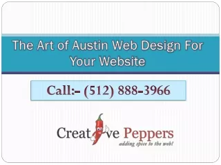 The Art of Austin Web Design For Your Website