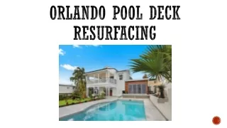 Staining is one of the best options for a pool resurface Orlando