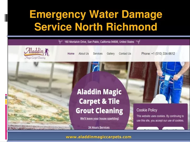 emergency water damage service north richmond