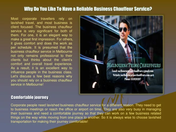 why do you like to have a reliable business