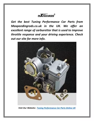 Tuning Performance Car Parts Online UK | Maxpeedingrods.co.uk