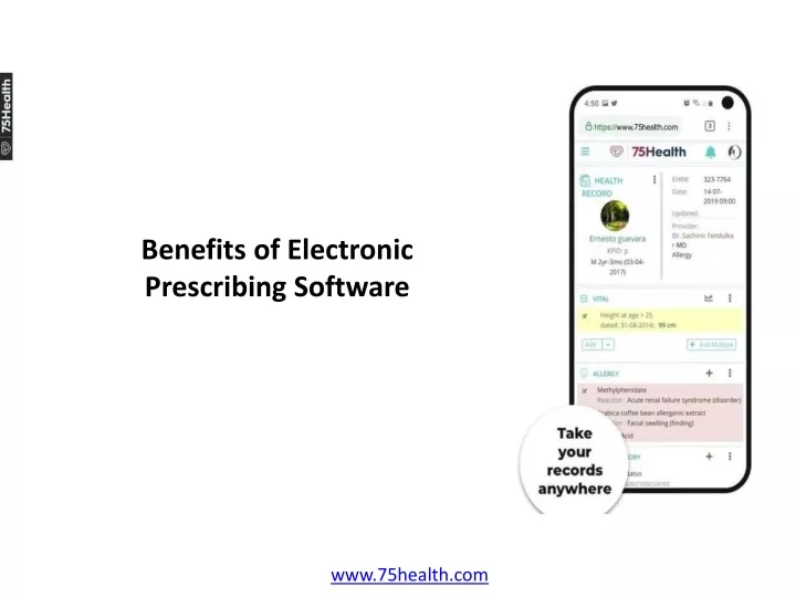 benefits of electronic prescribing software