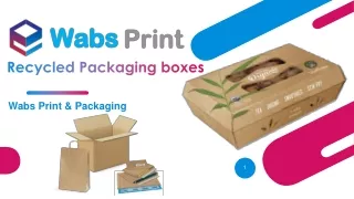 recycled packaging boxes
