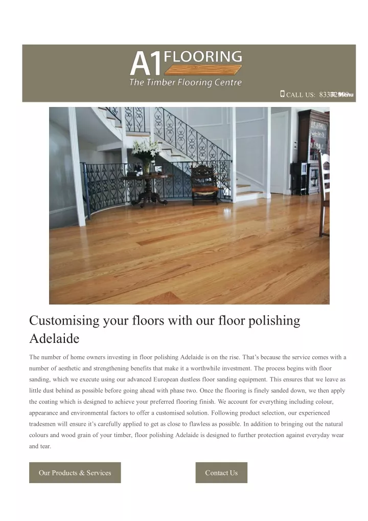 home floor polishing adelaide