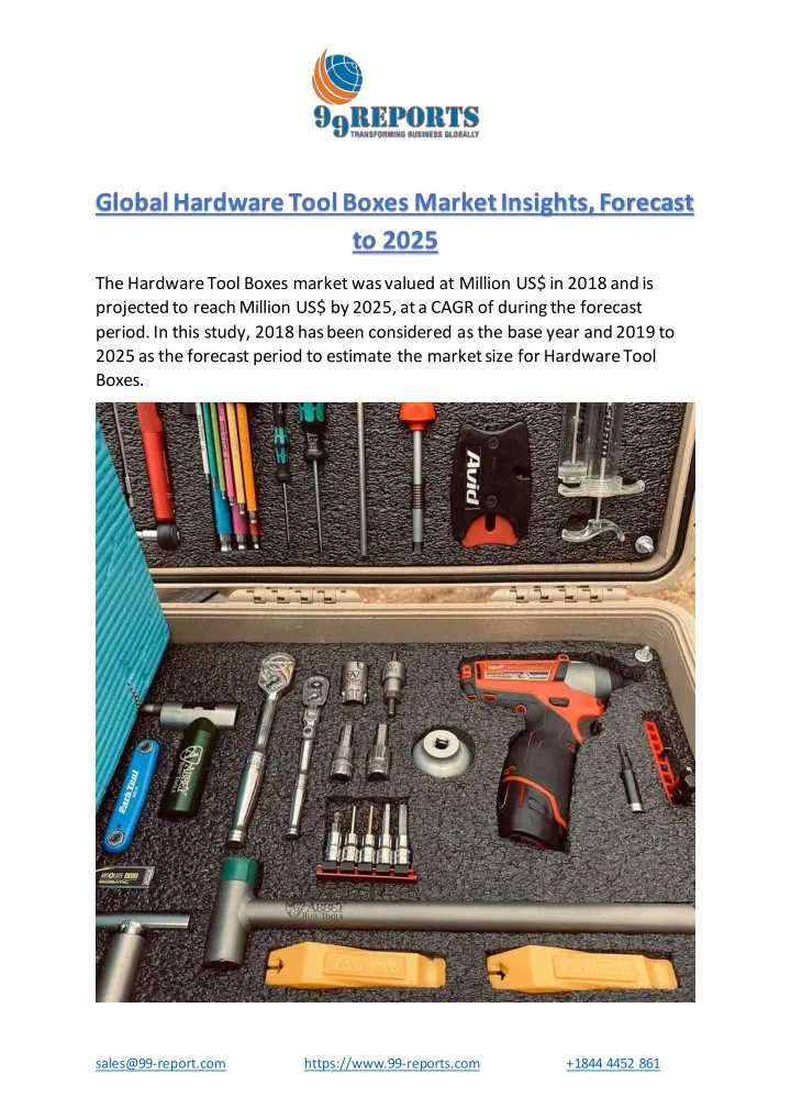 global hardware tool boxes market insights