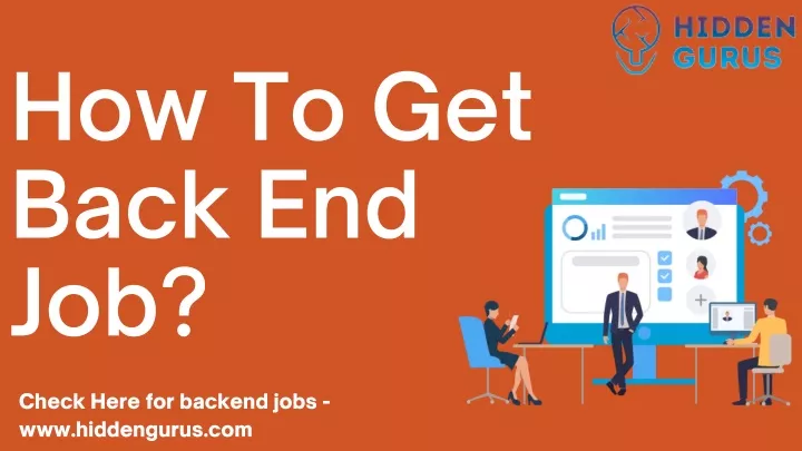 how to get back end job