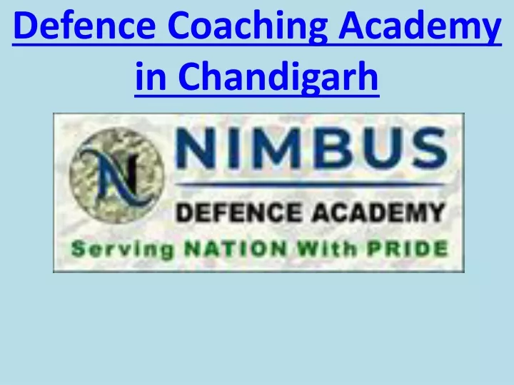 defence coaching academy in chandigarh