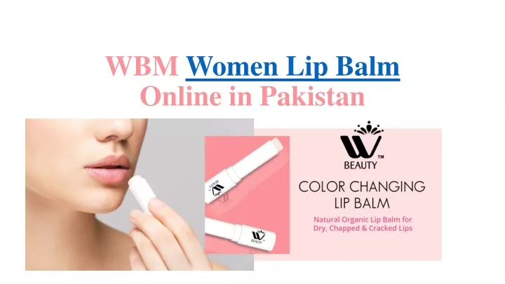 wbm women lip balm online in pakistan