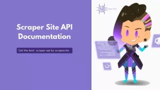 web scraping api