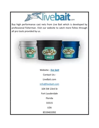 Buy Live Bait | Livebait.com