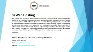 1 web hosting