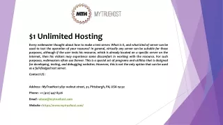 1 unlimited hosting